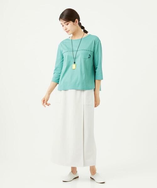 GIANNI LO GIUDICE / ジャンニ・ロ・ジュディチェ カットソー | [洗える]アンチスウェットステッチ刺繍カットソー | 詳細27