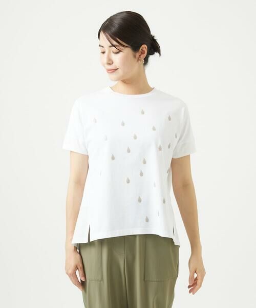 GIANNI LO GIUDICE / ジャンニ・ロ・ジュディチェ カットソー | [洗える]コットン天竺しずくプリントカットソープルオーバー | 詳細6