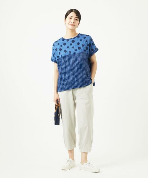 GIANNI LO GIUDICE / ジャンニ・ロ・ジュディチェ カットソー | [洗える・日本製]麻混ドットワッシャージャガードカットソープルオーバー | 詳細10