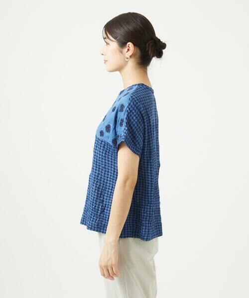 GIANNI LO GIUDICE / ジャンニ・ロ・ジュディチェ カットソー | [洗える・日本製]麻混ドットワッシャージャガードカットソープルオーバー | 詳細3