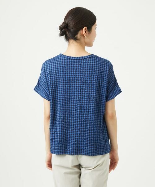 GIANNI LO GIUDICE / ジャンニ・ロ・ジュディチェ カットソー | [洗える・日本製]麻混ドットワッシャージャガードカットソープルオーバー | 詳細4