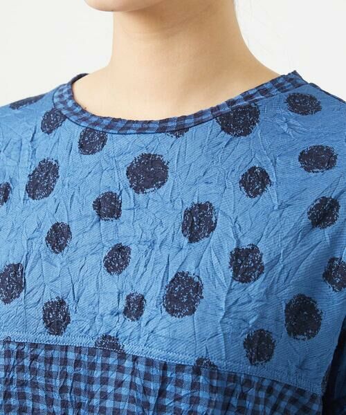 GIANNI LO GIUDICE / ジャンニ・ロ・ジュディチェ カットソー | [洗える・日本製]麻混ドットワッシャージャガードカットソープルオーバー | 詳細5