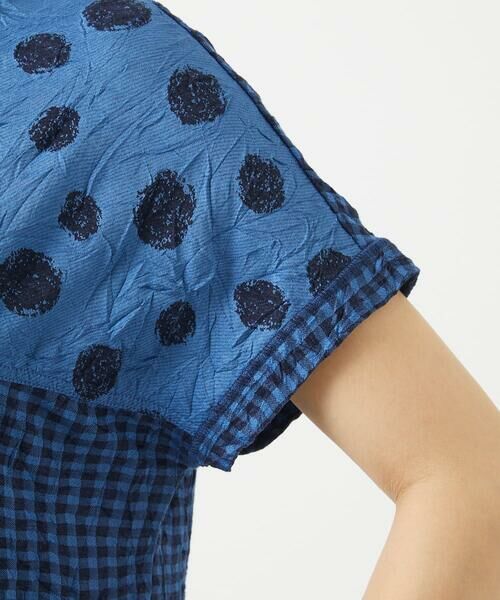 GIANNI LO GIUDICE / ジャンニ・ロ・ジュディチェ カットソー | [洗える・日本製]麻混ドットワッシャージャガードカットソープルオーバー | 詳細6