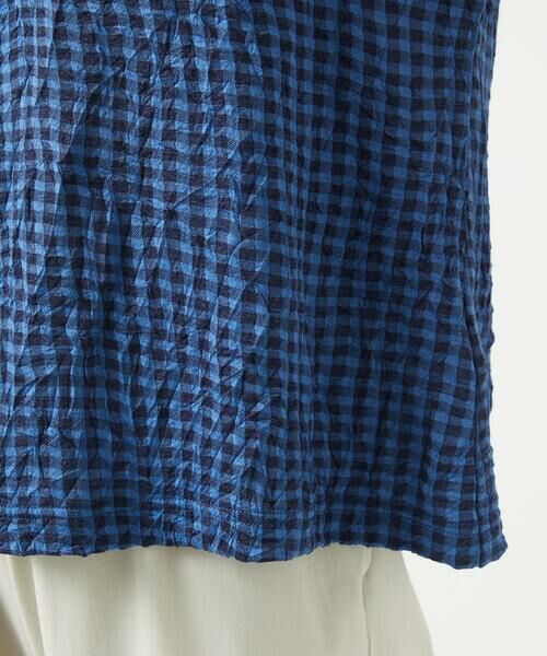 GIANNI LO GIUDICE / ジャンニ・ロ・ジュディチェ カットソー | [洗える・日本製]麻混ドットワッシャージャガードカットソープルオーバー | 詳細7