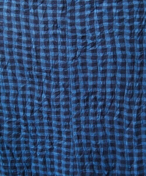 GIANNI LO GIUDICE / ジャンニ・ロ・ジュディチェ カットソー | [洗える・日本製]麻混ギンガムワッシャージャガードカットソー | 詳細12