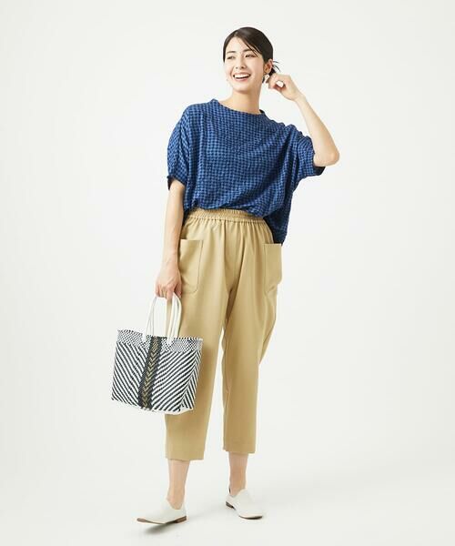 GIANNI LO GIUDICE / ジャンニ・ロ・ジュディチェ カットソー | [洗える・日本製]麻混ギンガムワッシャージャガードカットソー | 詳細15