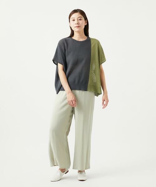 GIANNI LO GIUDICE / ジャンニ・ロ・ジュディチェ その他パンツ | [洗える・リバーシブル]ポリエステルレーヨンプレーンウェーブパンツ | 詳細18