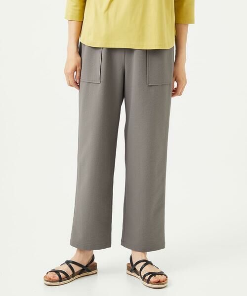 GIANNI LO GIUDICE / ジャンニ・ロ・ジュディチェ その他パンツ | [洗える・日本製]プライムフレックスサッカーワイドパンツ | 詳細1