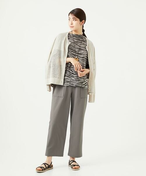 GIANNI LO GIUDICE / ジャンニ・ロ・ジュディチェ その他パンツ | [洗える・日本製]プライムフレックスサッカーワイドパンツ | 詳細9