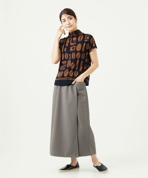 GIANNI LO GIUDICE / ジャンニ・ロ・ジュディチェ その他パンツ | [洗える・日本製]プライムフレックスサッカースカート風パンツ | 詳細5