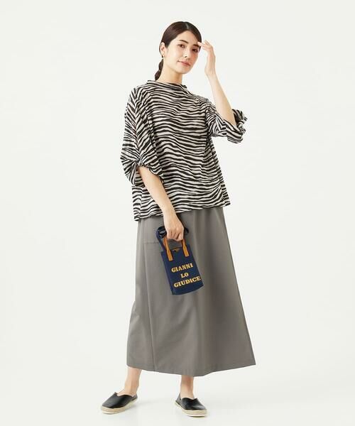 GIANNI LO GIUDICE / ジャンニ・ロ・ジュディチェ その他パンツ | [洗える・日本製]プライムフレックスサッカースカート風パンツ | 詳細7