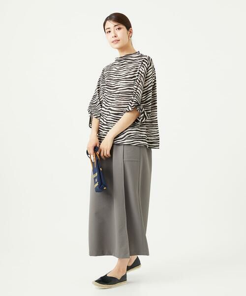 GIANNI LO GIUDICE / ジャンニ・ロ・ジュディチェ その他パンツ | [洗える・日本製]プライムフレックスサッカースカート風パンツ | 詳細8