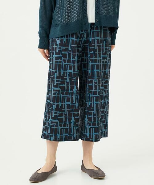 GIANNI LO GIUDICE / ジャンニ・ロ・ジュディチェ その他パンツ | [洗える]デジタル幾何デニムプリントパンツ | 詳細1