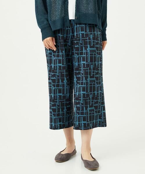 GIANNI LO GIUDICE / ジャンニ・ロ・ジュディチェ その他パンツ | [洗える]デジタル幾何デニムプリントパンツ | 詳細2