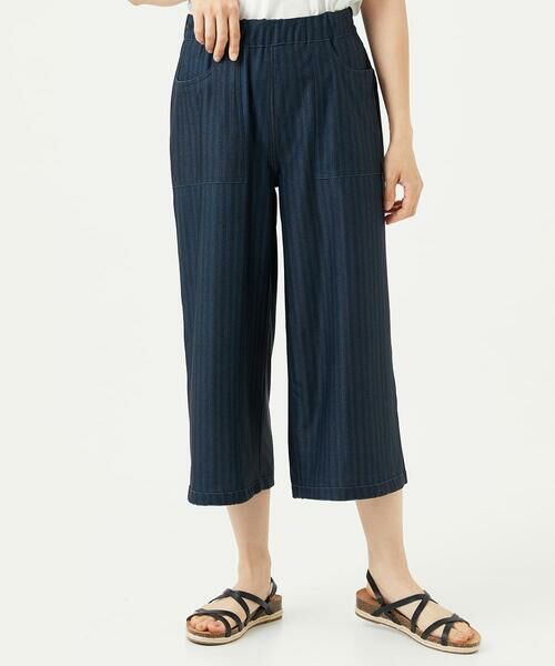 GIANNI LO GIUDICE / ジャンニ・ロ・ジュディチェ その他パンツ | [洗える]デジタル幾何デニムプリントパンツ | 詳細3