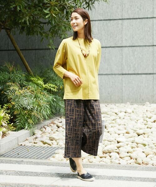 GIANNI LO GIUDICE / ジャンニ・ロ・ジュディチェ その他パンツ | [洗える]デジタル幾何デニムプリントパンツ | 詳細18