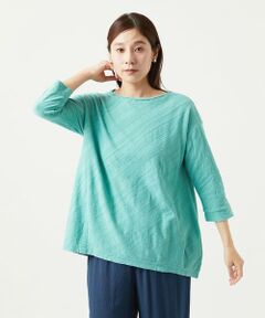 GIANNI LO GIUDICE / ジャンニ・ロ・ジュディチェ ロング・マキシ丈ワンピース | [洗える]コットンジャガードカットソーチュニック