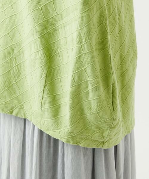 GIANNI LO GIUDICE / ジャンニ・ロ・ジュディチェ ロング・マキシ丈ワンピース | [洗える]コットンジャガードカットソーチュニック | 詳細10