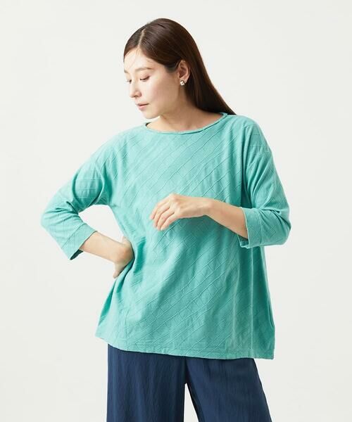 GIANNI LO GIUDICE / ジャンニ・ロ・ジュディチェ ロング・マキシ丈ワンピース | [洗える]コットンジャガードカットソーチュニック | 詳細16