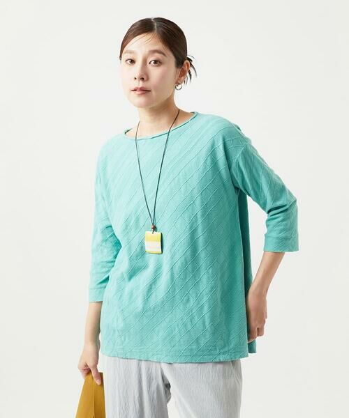 GIANNI LO GIUDICE / ジャンニ・ロ・ジュディチェ ロング・マキシ丈ワンピース | [洗える]コットンジャガードカットソーチュニック | 詳細17