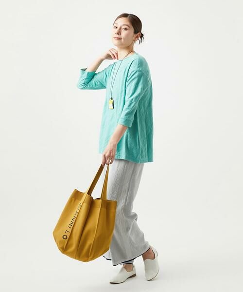 GIANNI LO GIUDICE / ジャンニ・ロ・ジュディチェ ロング・マキシ丈ワンピース | [洗える]コットンジャガードカットソーチュニック | 詳細22