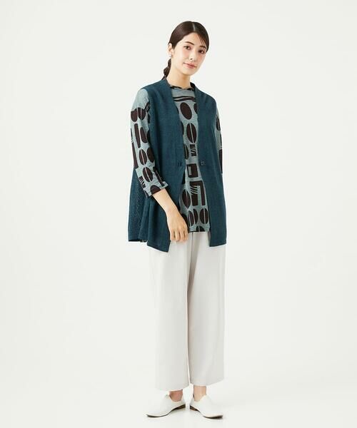 GIANNI LO GIUDICE / ジャンニ・ロ・ジュディチェ ロング・マキシ丈ワンピース | [洗える・日本製]コーヒービーンズプリントカットソープルオーバー | 詳細7