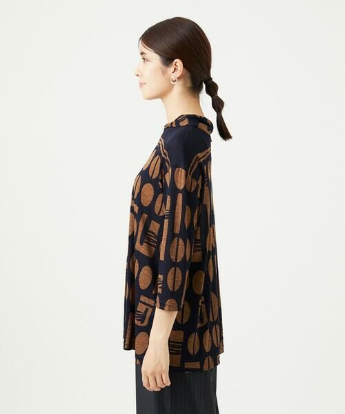 GIANNI LO GIUDICE / ジャンニ・ロ・ジュディチェ ロング・マキシ丈ワンピース | [洗える・日本製]コーヒービーンズプリントカットソープルオーバー | 詳細12