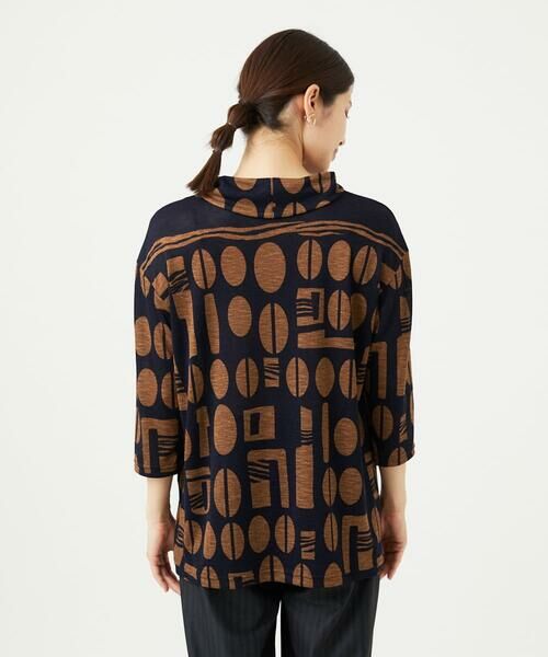 GIANNI LO GIUDICE / ジャンニ・ロ・ジュディチェ ロング・マキシ丈ワンピース | [洗える・日本製]コーヒービーンズプリントカットソープルオーバー | 詳細13