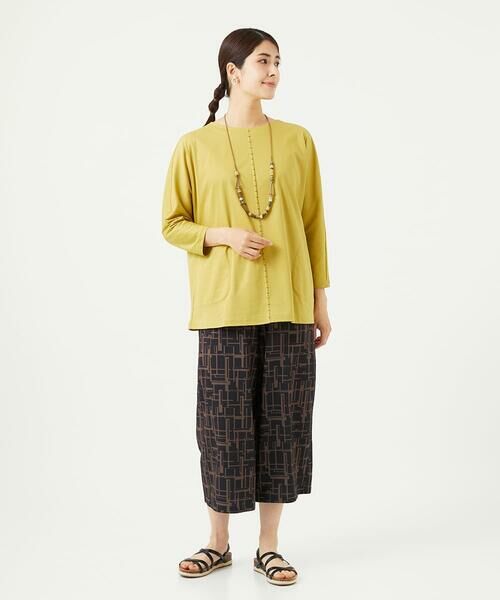 GIANNI LO GIUDICE / ジャンニ・ロ・ジュディチェ ロング・マキシ丈ワンピース | [洗える]アンチスウェットステッチ刺繍チュニックカットソー | 詳細11