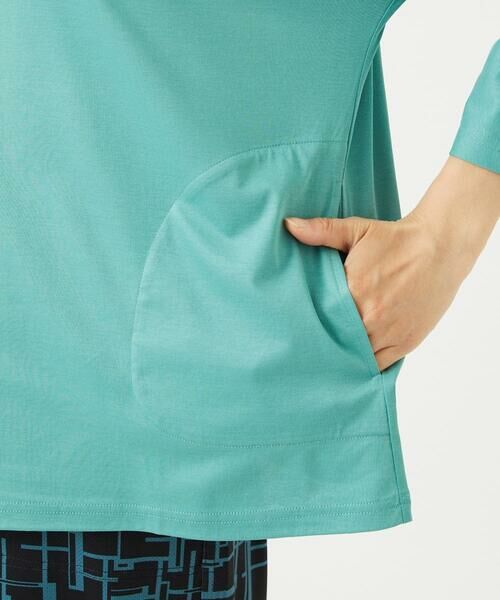 GIANNI LO GIUDICE / ジャンニ・ロ・ジュディチェ ロング・マキシ丈ワンピース | [洗える]アンチスウェットステッチ刺繍チュニックカットソー | 詳細24