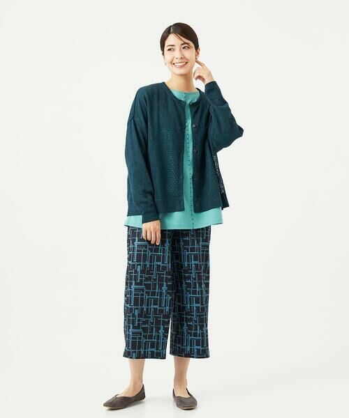 GIANNI LO GIUDICE / ジャンニ・ロ・ジュディチェ ロング・マキシ丈ワンピース | [洗える]アンチスウェットステッチ刺繍チュニックカットソー | 詳細28