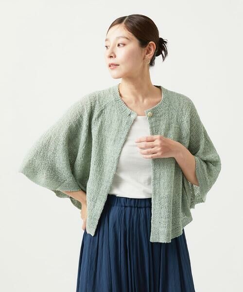 GIANNI LO GIUDICE / ジャンニ・ロ・ジュディチェ セットアップ | [洗える]ナシジニットカーディガン | 詳細3