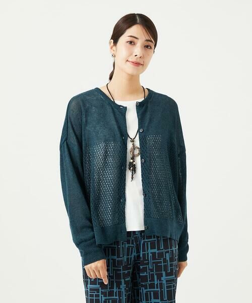 GIANNI LO GIUDICE / ジャンニ・ロ・ジュディチェ セットアップ | [日本製]アントワープリネンニットカーディガン | 詳細11