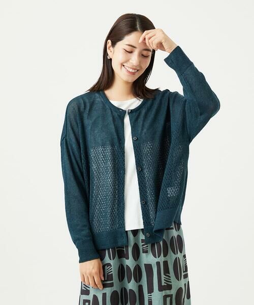 GIANNI LO GIUDICE / ジャンニ・ロ・ジュディチェ セットアップ | [日本製]アントワープリネンニットカーディガン | 詳細4