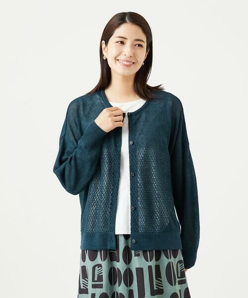 GIANNI LO GIUDICE / ジャンニ・ロ・ジュディチェ セットアップ | [日本製]アントワープリネンニットカーディガン | 詳細5