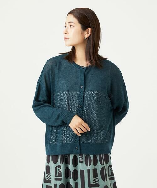 GIANNI LO GIUDICE / ジャンニ・ロ・ジュディチェ セットアップ | [日本製]アントワープリネンニットカーディガン | 詳細7