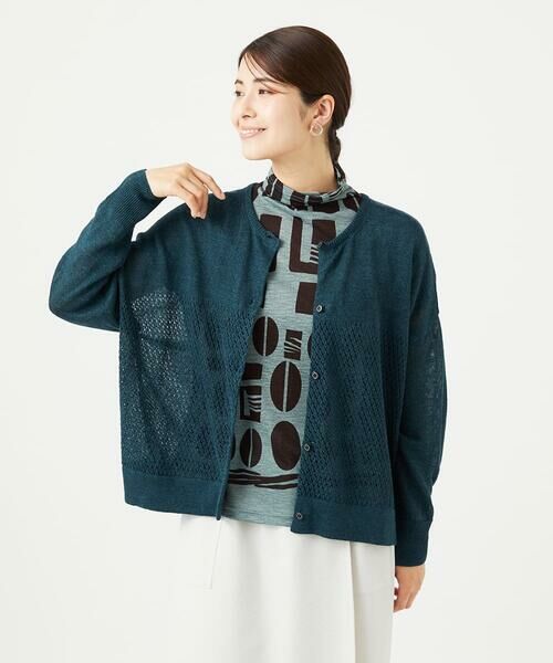 GIANNI LO GIUDICE / ジャンニ・ロ・ジュディチェ セットアップ | [日本製]アントワープリネンニットカーディガン | 詳細8