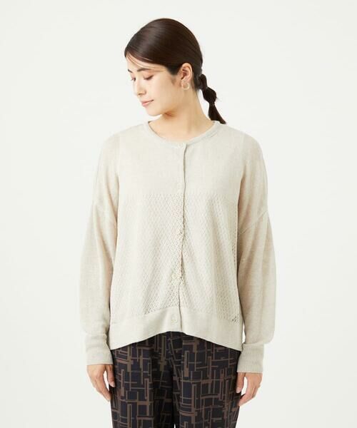 GIANNI LO GIUDICE / ジャンニ・ロ・ジュディチェ セットアップ | [日本製]アントワープリネンニットカーディガン | 詳細30