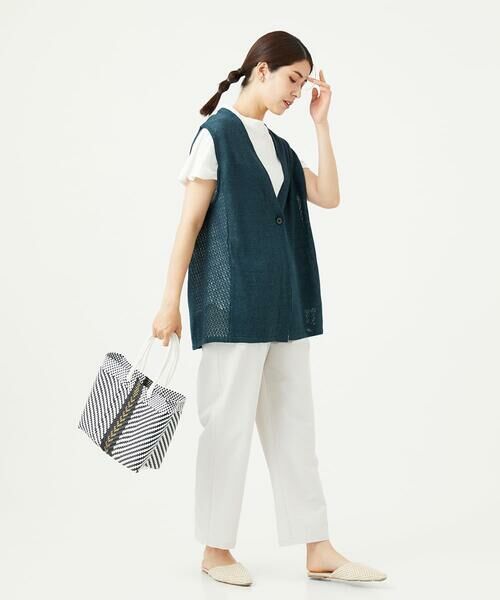 GIANNI LO GIUDICE / ジャンニ・ロ・ジュディチェ セットアップ | [日本製]アントワープリネンニットジレ | 詳細10