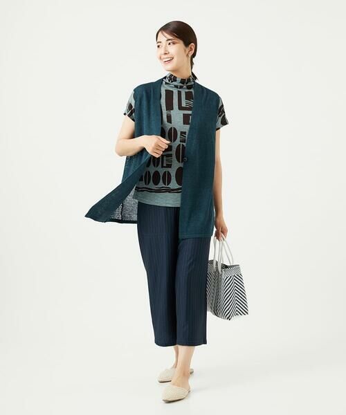 GIANNI LO GIUDICE / ジャンニ・ロ・ジュディチェ セットアップ | [日本製]アントワープリネンニットジレ | 詳細13