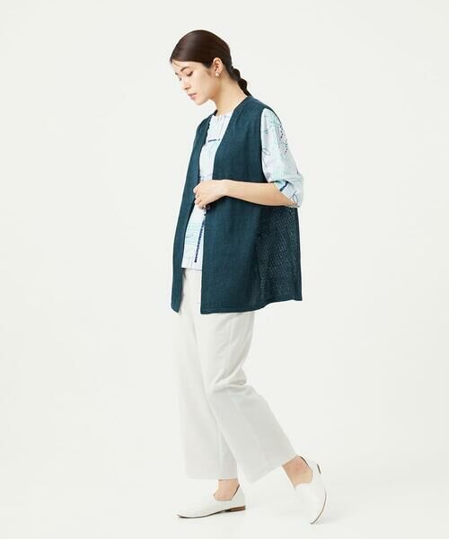 GIANNI LO GIUDICE / ジャンニ・ロ・ジュディチェ セットアップ | [日本製]アントワープリネンニットジレ | 詳細9