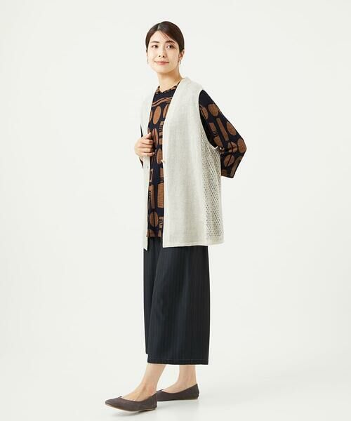 GIANNI LO GIUDICE / ジャンニ・ロ・ジュディチェ セットアップ | [日本製]アントワープリネンニットジレ | 詳細18