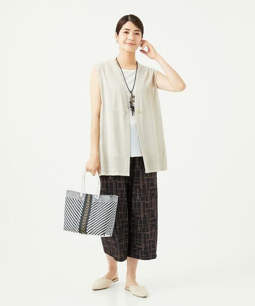 GIANNI LO GIUDICE / ジャンニ・ロ・ジュディチェ セットアップ | [日本製]アントワープリネンニットジレ | 詳細22