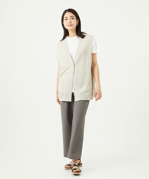 GIANNI LO GIUDICE / ジャンニ・ロ・ジュディチェ セットアップ | [日本製]アントワープリネンニットジレ | 詳細24