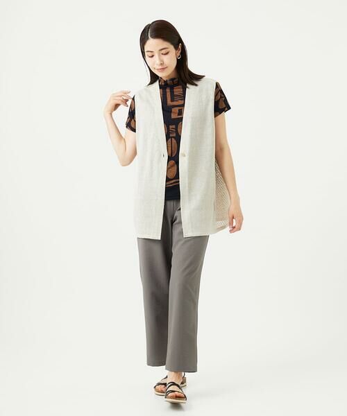 GIANNI LO GIUDICE / ジャンニ・ロ・ジュディチェ セットアップ | [日本製]アントワープリネンニットジレ | 詳細27