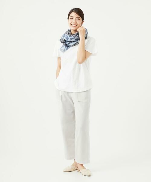 GIANNI LO GIUDICE / ジャンニ・ロ・ジュディチェ マフラー・ショール・スヌード・ストール | ビーンズ幾何プリントストール | 詳細8