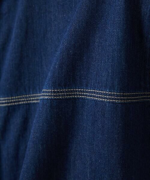 GIANNI LO GIUDICE / ジャンニ・ロ・ジュディチェ シャツ・ブラウス | [洗える]コットンデニムシャツブラウス | 詳細11