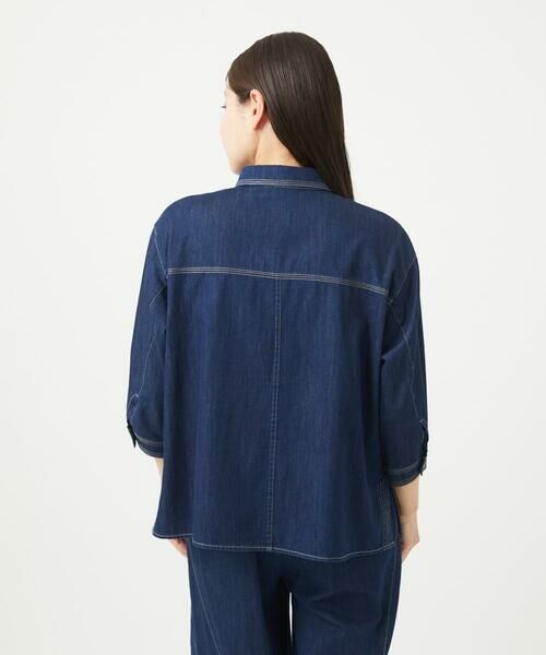GIANNI LO GIUDICE / ジャンニ・ロ・ジュディチェ シャツ・ブラウス | [洗える]コットンデニムシャツブラウス | 詳細6