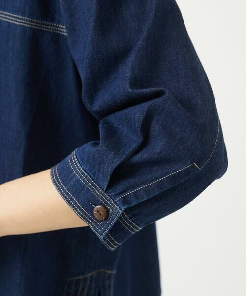 GIANNI LO GIUDICE / ジャンニ・ロ・ジュディチェ シャツ・ブラウス | [洗える]コットンデニムシャツブラウス | 詳細8