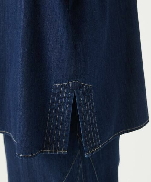 GIANNI LO GIUDICE / ジャンニ・ロ・ジュディチェ シャツ・ブラウス | [洗える]コットンデニムシャツブラウス | 詳細9